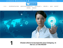 Tablet Screenshot of corporationusa.org